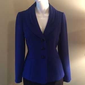 Tahari Arthur S. Levine royal blue blazer